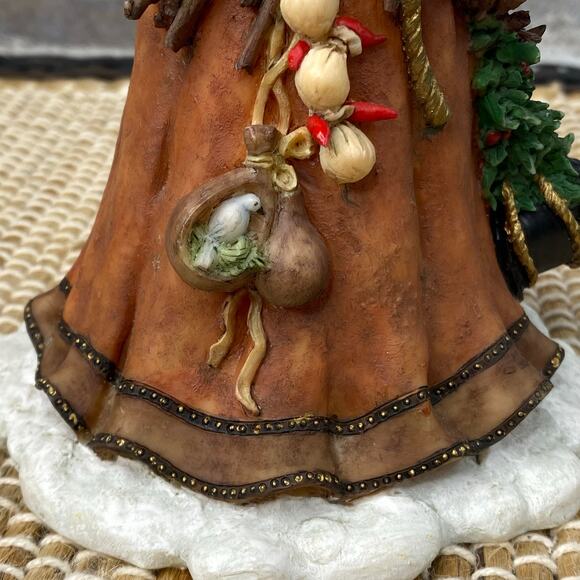 1997 Santa's Bounty 9531 Figurine Signed Peggy Abrams Making Seasons Bright - Picture 11 of 14